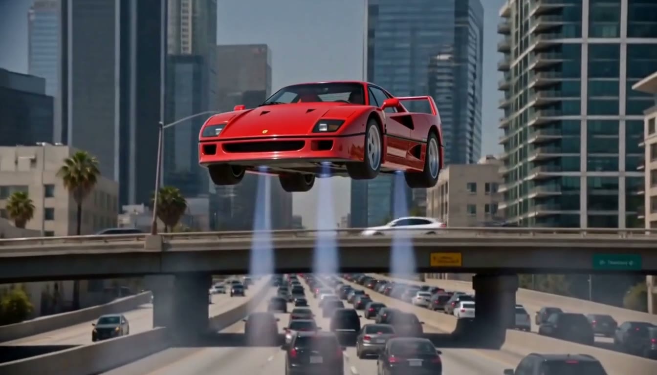 Flying Roadster AI video preview